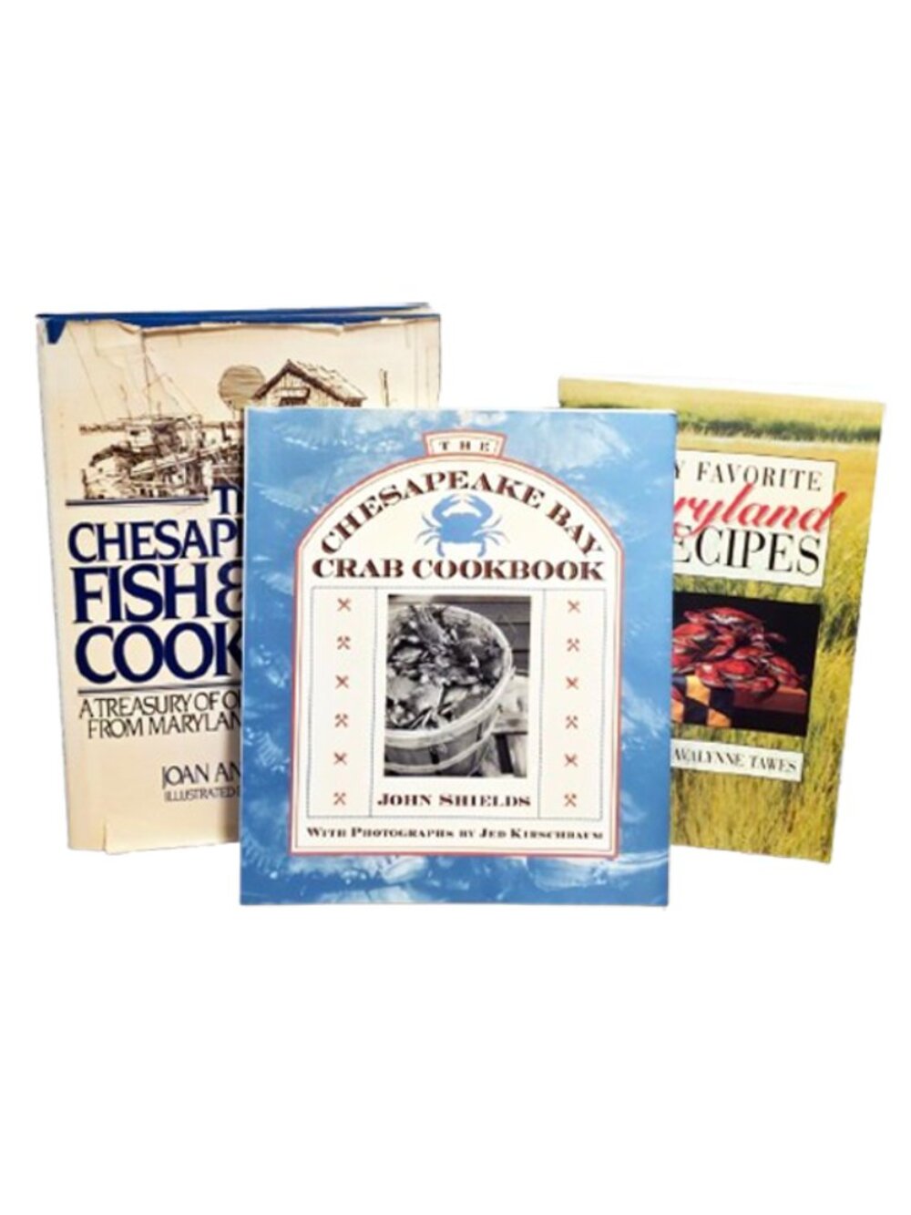 Maryland & Chesapeake Bay Vintage Cookbook Lot 3 1st Lady Helen Tawes Crab +Fish